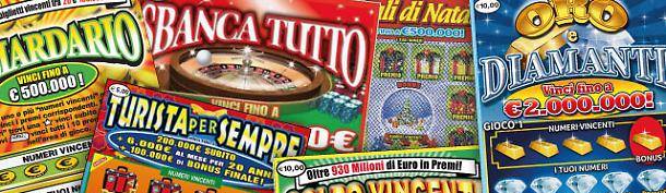 Gratta e vinci della gamma Gratta e Vinci