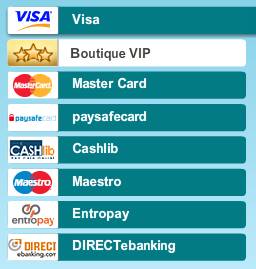 Elenco dei metodi di pagamento