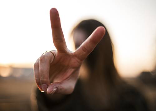 Le dita della vittoria